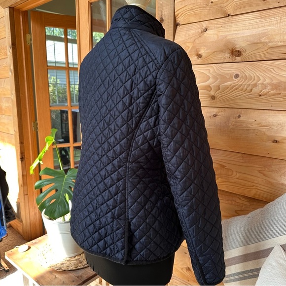 MICHAEL KORS Quilted Black High Neck Women’s Jacket Size 8 - Picture 10 of 14